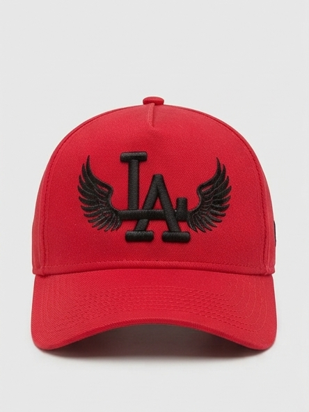 New Era Los Angeles Dodgers Red Winged Cap