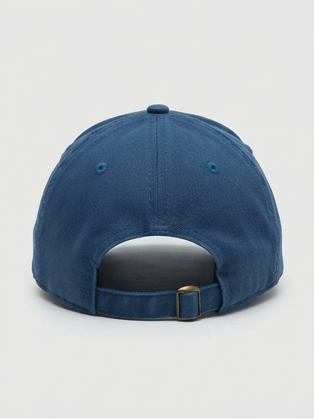 Vintage Washed Blue Distressed Embroidered Baseball Cap - NETUX