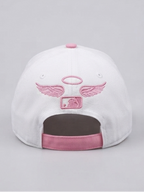 New Era New York Yankees White and Pink Angel Wings Fitted Baseball Cap