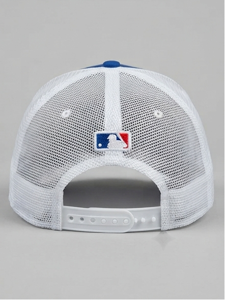 New Era 9FORTY New York Yankees Royal Blue & White Trucker Snapback Cap