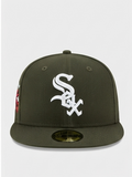 New Era Chicago White Sox Olive Green "Greetings From Chicago" Fitted Cap
