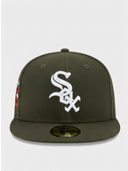 New Era Chicago White Sox Olive Green "Greetings From Chicago" Fitted Cap