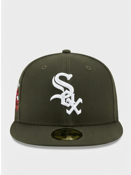 New Era Chicago White Sox Olive Green "Greetings From Chicago" Fitted Cap