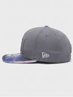 New Era x Hurley Grey Galaxy Print Visor Adjustable Baseball Cap