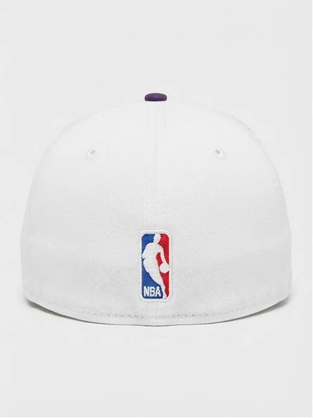 New Era NBA Los Angeles Lakers Off-White & Purple Floral Embroidered Cap
