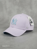 '47 Brand New York Yankees Pastel Lavender & Baby Blue Embroidered Cap