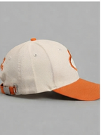 Being Human Off-White & Orange Heart Embroidered Two-Tone Baseball Cap