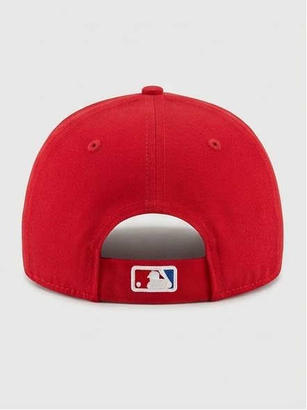 New Era Boston Red Sox Vibrant Red Flaming "B" Embroidered Cap