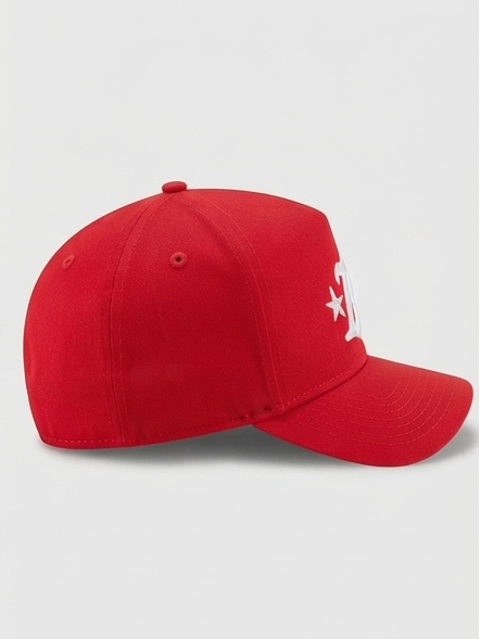 New Era Boston Red Sox Vibrant Red Flaming "B" Embroidered Cap