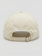 New Era Off-White Cream "Active" Distressed Embroidered Dad Cap