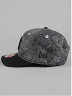 New Era New York Yankees Grey Textured Pattern & Black Visor Snapback Cap