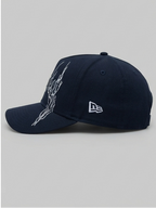 New Era Navy Blue Gothic "Respect" Lightning Graphic Adjustable Cap