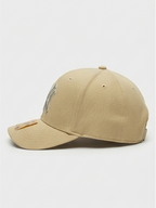 New Era New York Yankees Beige Canvas Metallic NY Logo Adjustable Cap