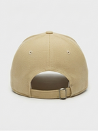 New Era New York Yankees Beige Canvas Metallic NY Logo Adjustable Cap