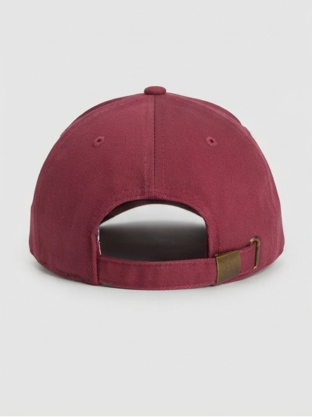 Maroon Red "I Can Decide For Myself" Slogan Embroidered Dad Cap