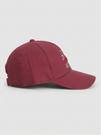Maroon Red "I Can Decide For Myself" Slogan Embroidered Dad Cap