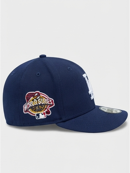 New Era Los Angeles Dodgers Navy Palm Trees & World Series Side Patch Fitted Cap