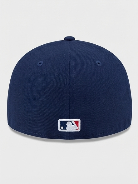 New Era Los Angeles Dodgers Navy Palm Trees & World Series Side Patch Fitted Cap