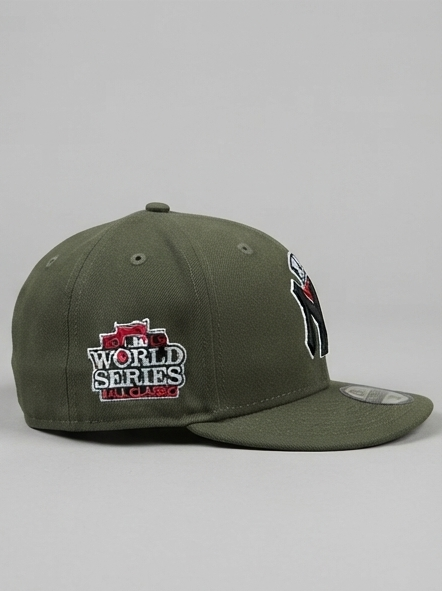 New Era New York Yankees Olive Green Crown Logo & World Series Side Patch Cap