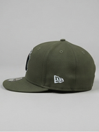 New Era New York Yankees Olive Green Crown Logo & World Series Side Patch Cap