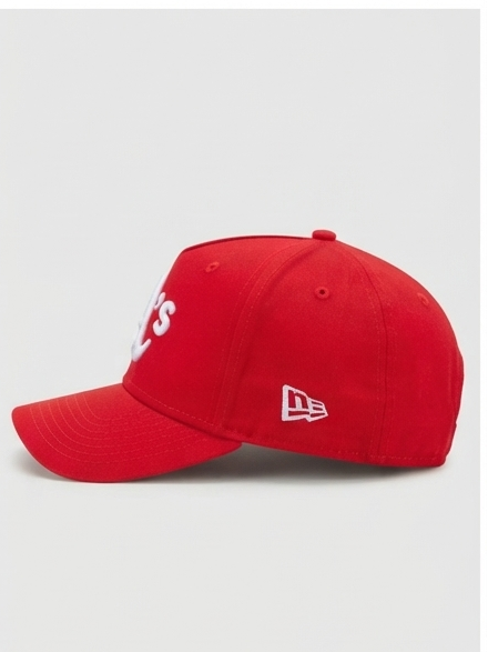 New Era Oakland Athletics Bright Red White "A's" Embroidered Adjustable Cap