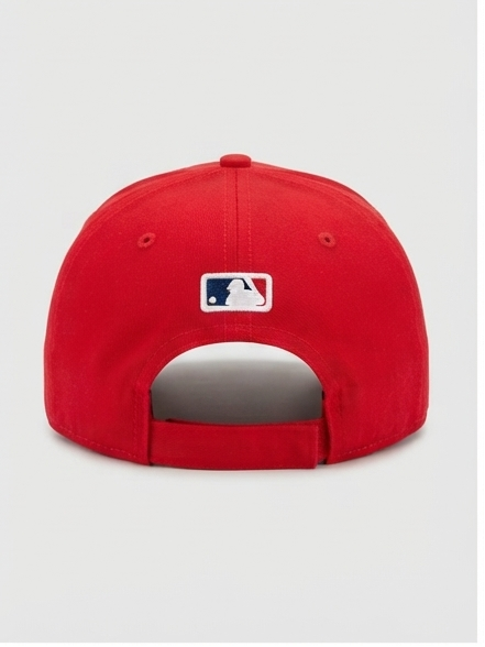 New Era Oakland Athletics Bright Red White "A's" Embroidered Adjustable Cap