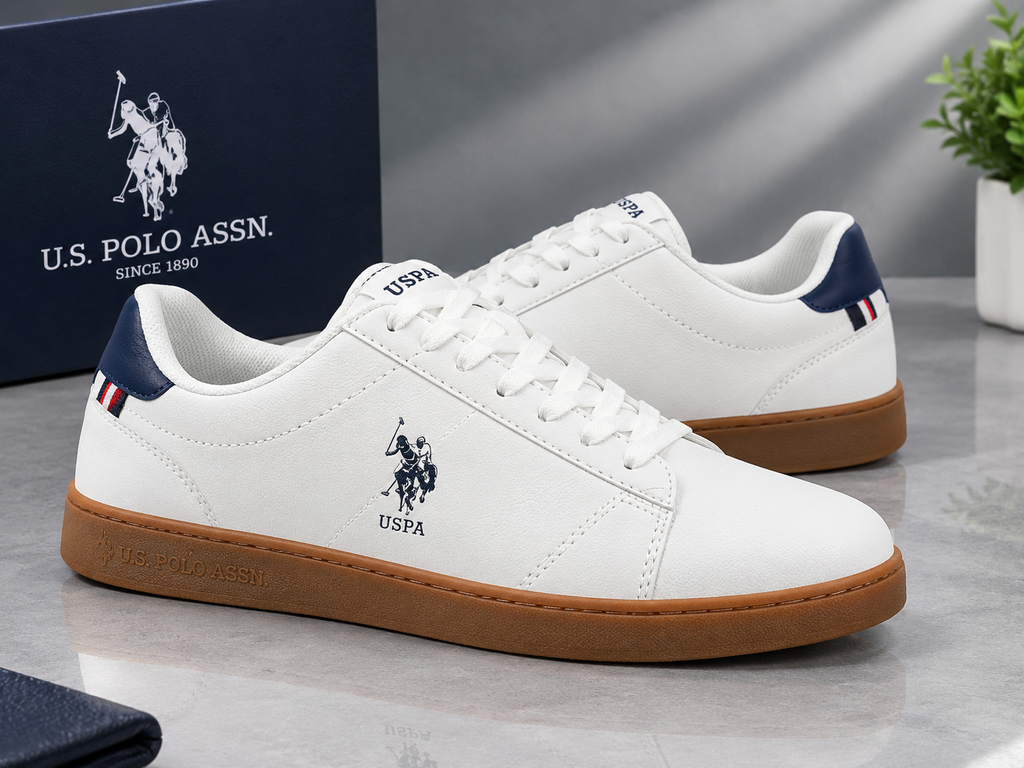 U.S. Polo Assn. Men Rheece Retro Court Sneakers