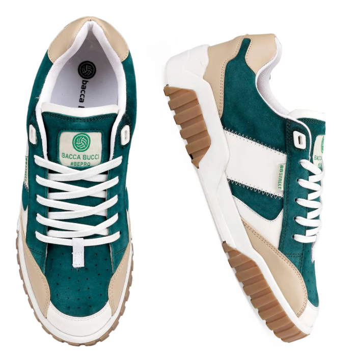 BACCA BUCCI Men Urban Style Metro Sneakers