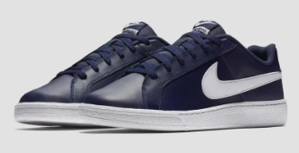 NIKE Navy Solid Court Royale Sneakers