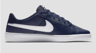 NIKE Navy Solid Court Royale Sneakers